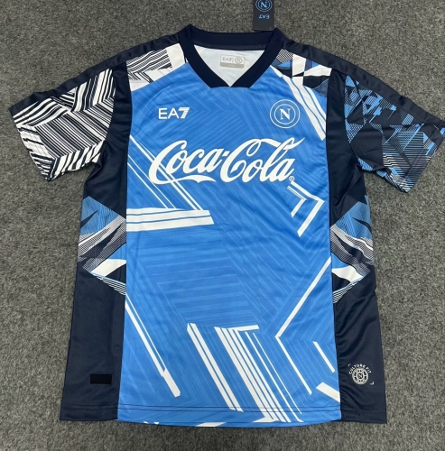 2024/25 Napoli Lake Blue Training Thailand Soccer Jersey AAA-07/SH/47