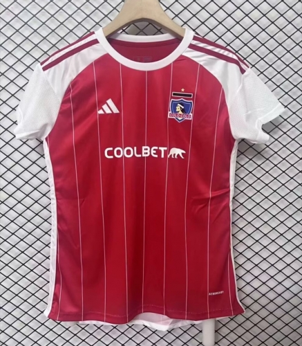 2024/25 Club Colo-Colo 2nd Away Red Women Soccer Jersey AAA-95