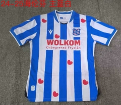 2024/25 SC Heerenveen Home Blue & White Soccer Jersey AAA-709