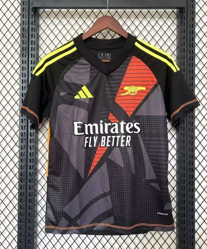 2024/25 Arsenal Goalkeeper Black Thailand Soccer Jersey AAA-23