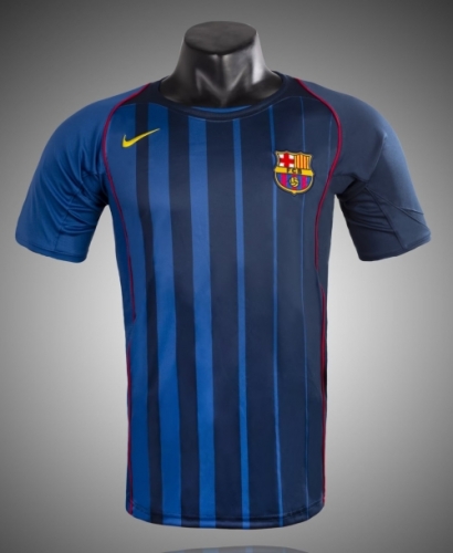 04/05 Retro Version Barcelona Away Blue Thailand Soccer Jerseys-1041