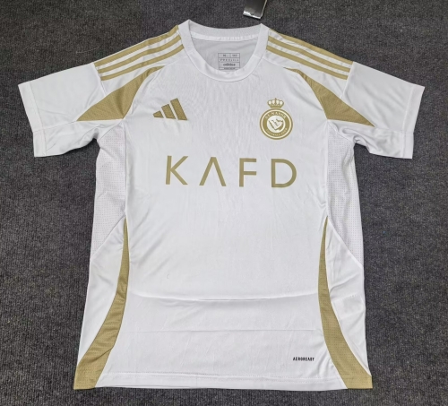 2024/25 Al-Nassr FC 2nd Away White Thailand Soccer Jersey AAA-312