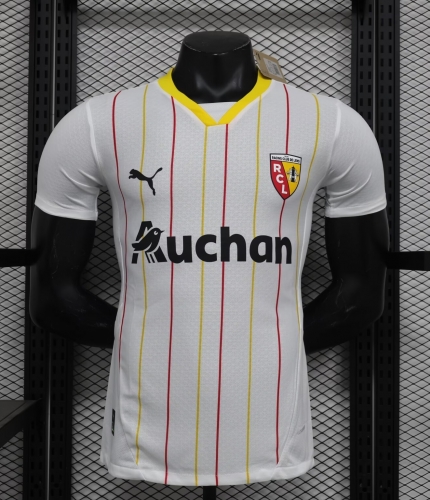 Player Version 2024/25 RC Lens 2nd Away White Thailand Soccer Jersey AAA-888