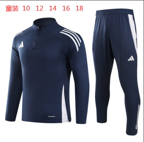 Kids Addia 2024/25 Royal Blue Tracksuit Uniform-GDP