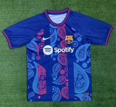 2024/25 Barcelona Cyan Thailand Soccer Training Jerseys-416