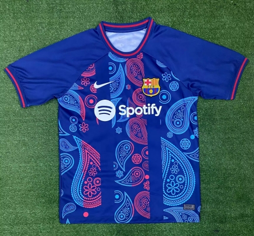 2024/25 Barcelona Cyan Thailand Soccer Training Jerseys-416