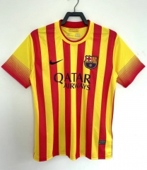 13-14 Retro Version Barcelona Yellow Thailand Soccer Jersey AAA-811/601/301