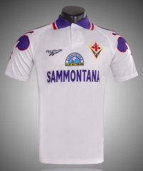 95-96 Retro Version Fiorentina White Thailand Soccer Jersey AAA-811/1041