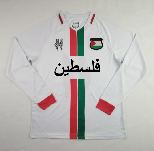 2024/25 Palestino White Thailand LS Soccer Jersey-38