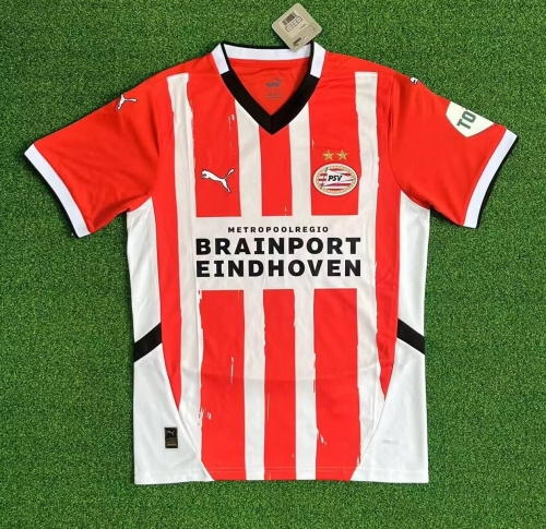 2024/25 PSV Eindhoven Home Red & White Soccer Jersey AAA-416/320