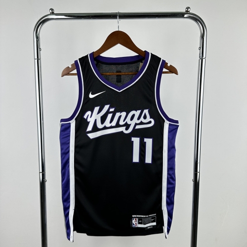 2024 Season NBA Sacramento Kings Away Black #11 Jersey-311