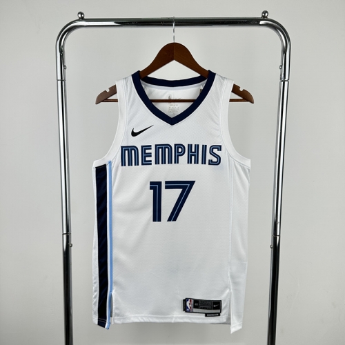 2023 Season Memphis Grizzlies NBA White #17 Jersey-311