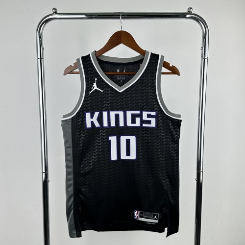 2023 Season Feiren Limited Version NBA Sacramentos Kings Black #10 Jersey-311