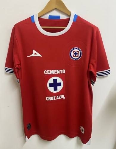 2024/25 Cruz Azul 2nd Away Red Thailand Soccer Jersey AAA-07/912