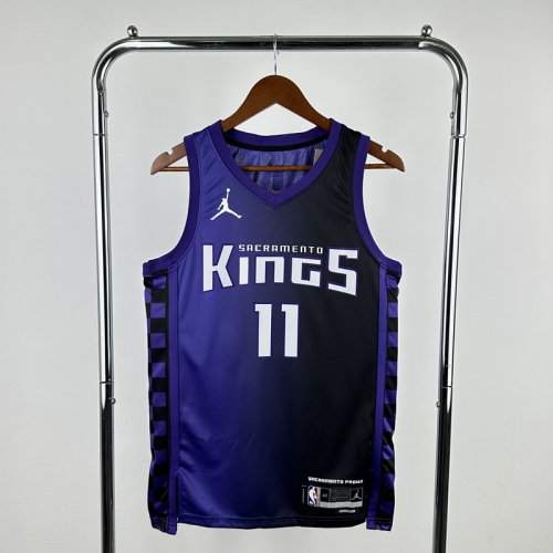 2024 Season Feiren Limited Version NBA Sacramento Kings Black& Purple #11 Jersey-311