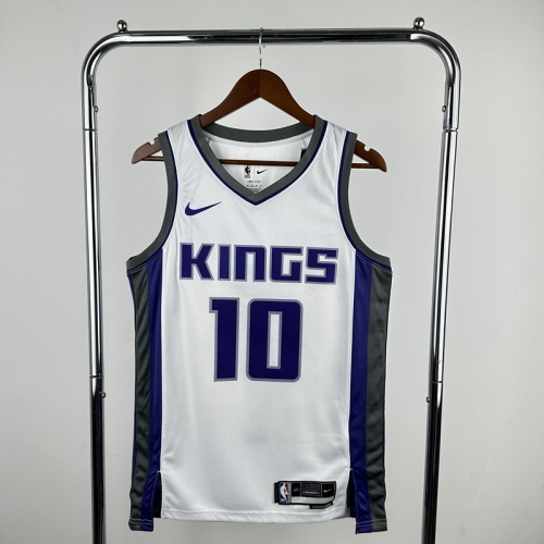 2023 Season NBA Sacramentos Kings Home White #10 Jersey-311