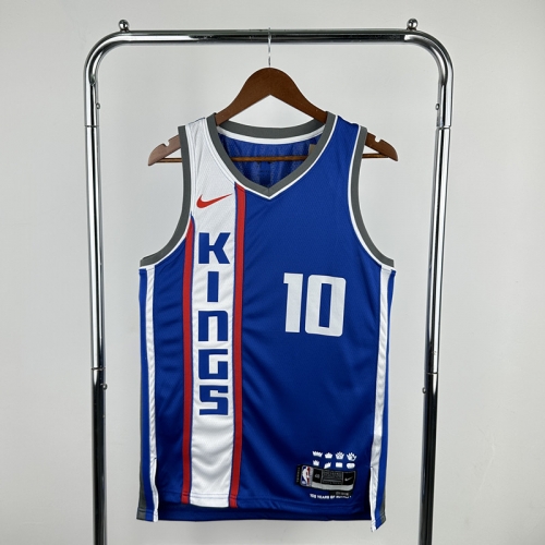 2024 Season City Version NBA Sacramento Blue #10 Jersey-311