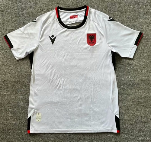 2024/25 Albania Away White Thailand Soccer Jersey AAA-1040