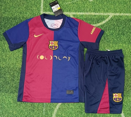 Kids 24/25 Special Version Barcelona Blue & Red Kids/Youth Soccer Uniform-123/507