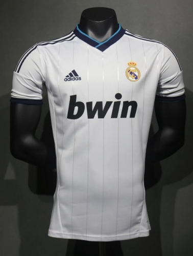 Player Retro Version 12-13 Real Madrid Home White Thailand Soccer Jersey AAA-703