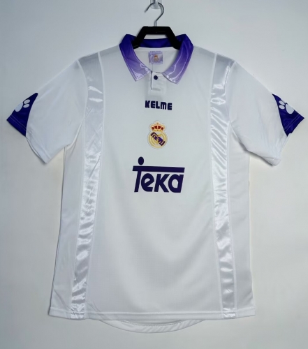 1997/98 Retro Version Real Madrid Home White Thailand Soccer Jersey AAA-2041/811