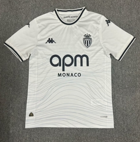 2024/25 Monaco 2nd Away White Thailand Soccer Jersey AAA-1040