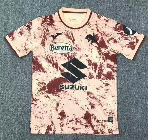 2024/25 Torino FC 2nd Away Pink & White Thailand Soccer Training Jerseys-417