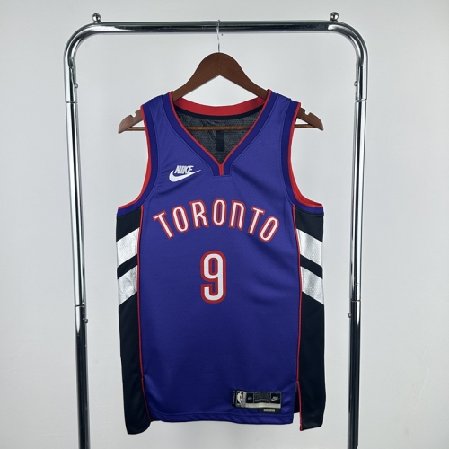 25 Season Retro Version Toronto Raptors NBA Black & Purple #9 Jersey-311