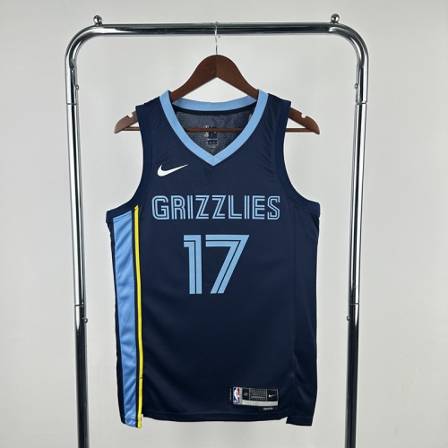 23 Season Memphis Grizzlies NBA Blue #17 Jersey-311