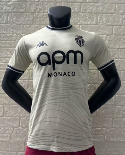 Player Version 2024/25 Monaco 2nd Away White Thailand Soccer Jersey AAA-16