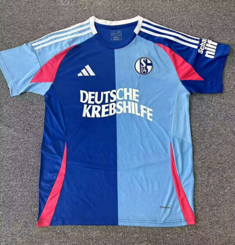 2024/25 FC Schalke 04 Blue Thailand Soccer Jersey AAA-1040