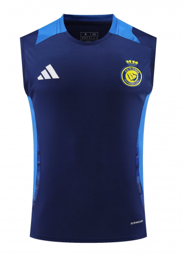 2024/25 Al-Nassr FC Blue Thailand Soccer Vest Uniform-418