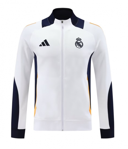 2024/25 #08 Real Madrid White Thailand Jacket Top-LH