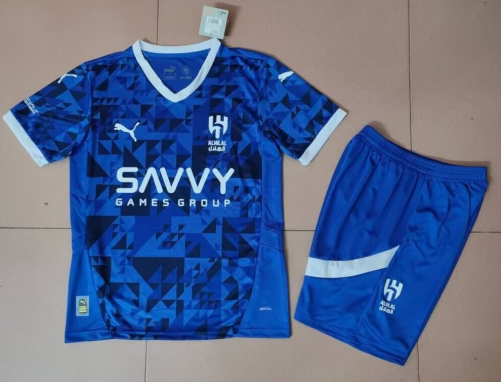 2024/25 Al-Hilal Saudi Home Blue Soccer Uniform-315