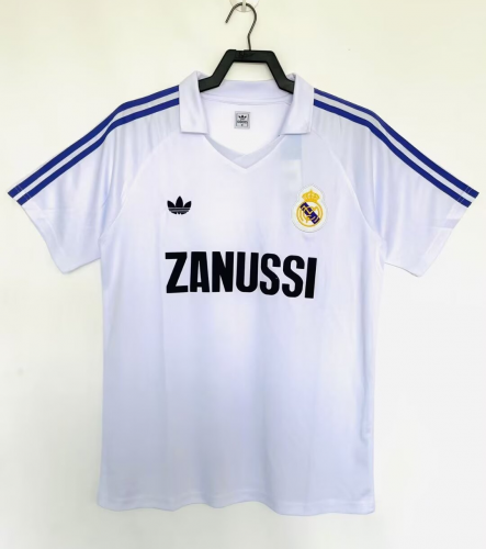 84-85 Retro Version Real Madrid Home White Thailand Soccer Jersey AAA-JM/811