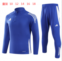 Kids Addia 2024/25 Blue Tracksuit Uniform-GDP