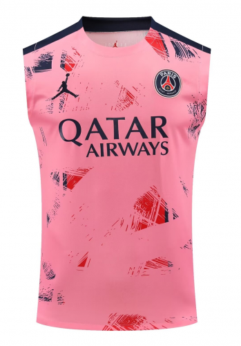 2024/25 Paris SG Pink Thailand Soccer Training Vest -418