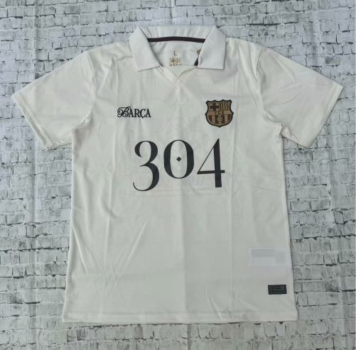 2024/25 Commemorative Version Barcelona White Thailand Soccer Jerseys-312/23/711