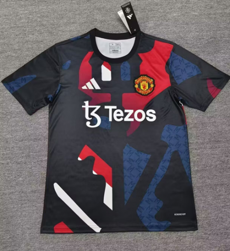 2024/25 Manited United Black Thailand Soccer Pre-match Training Jerseys-23/711