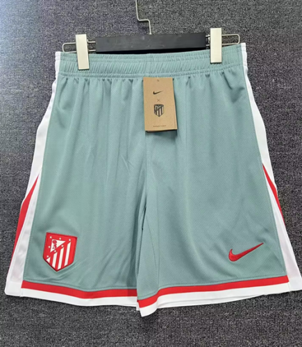 2024/25 Atletico Madrid Away Green Thailand Soccer Shorts-315