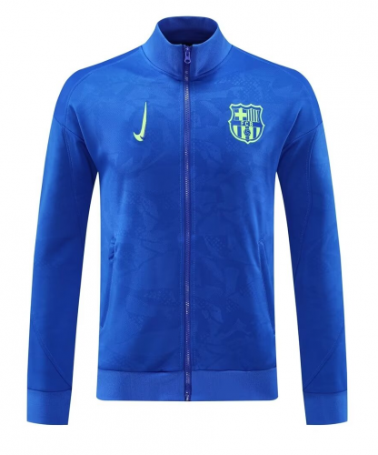 2024/25 #02 Barcelona CaiBlue Thailand Jacket Top-LH