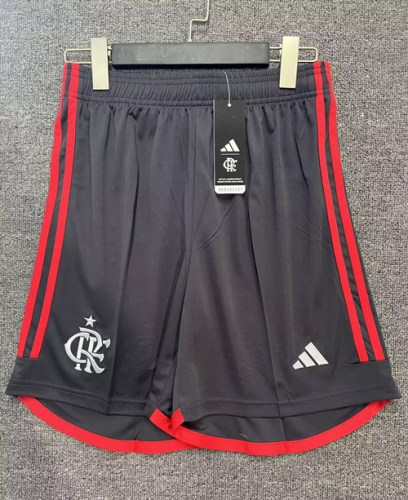 2024/25 CR Flamengo 2nd Away Black Thailand Soccer Shorts-315