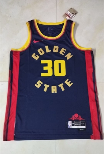 2025 Season City Version NBA Golden State Warriors Blue #30 Jersey-311