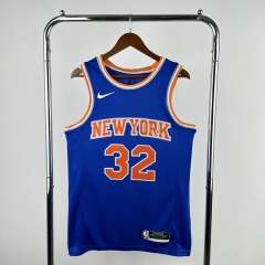 NBA New York Knicks Blue #32 Jersey-311