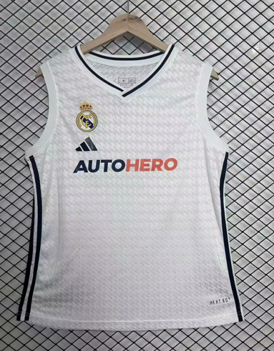 2024/25 Real Madrid White Thailand Soccer NBA Vest-95