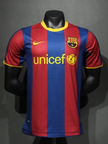 Player Retro Version 10/11 Barcelona Home Red & Blue Thailand Soccer Jerseys-703