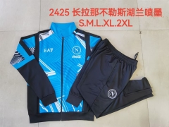 2024/25 Napoli Lake Blue Soccer Jacket Uniform-815