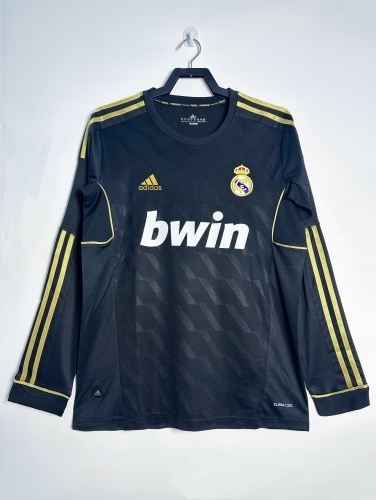 11-12 Retro Version Rea Madrid Away Black Thailand Soccer Jersey AAA-301/811