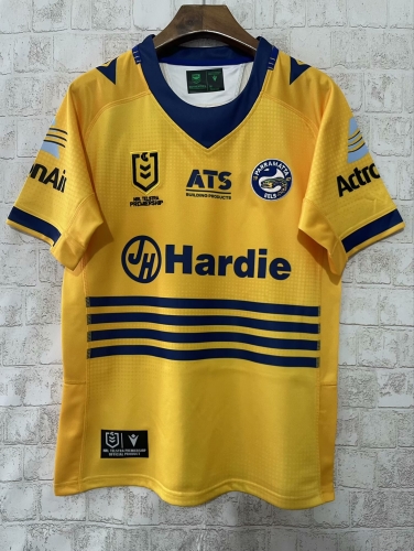 2025 Parramatta Eels Away Yellow Thailand Rugby Shirts-805