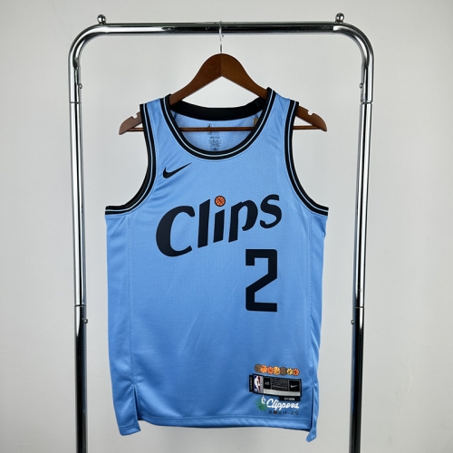 2025 Season City Version Los Angeles Clippe Blue White #2 Jersey-311